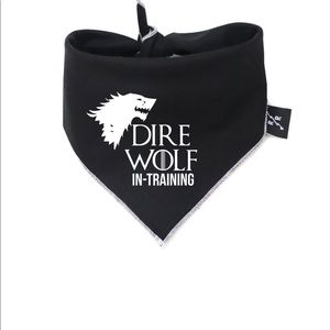 direwolf in training bandana